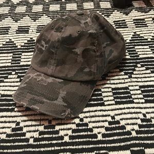 Distressed camp baseball cap